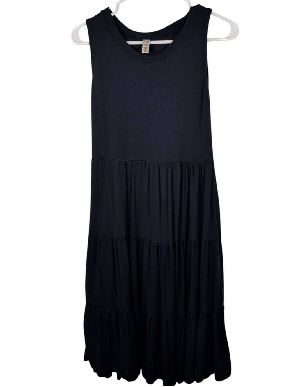 Italian Style Navy Crewneck Tee Dress - Picture 2 of 9